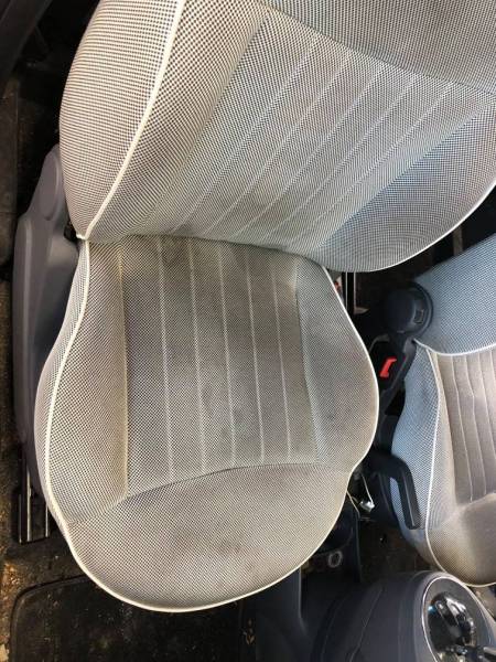 pressing sièges tissus auto bordeaux